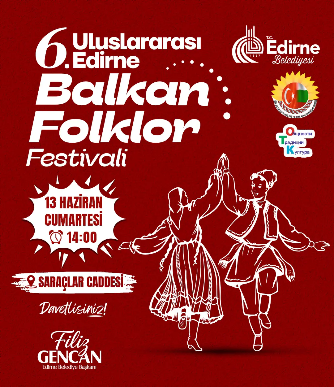 EDİRNE, BALKANLARIN ORTAK KÜLTÜRÜNE EV SAHİPLİĞİ YAPACAK